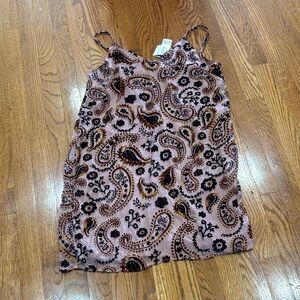 Marshalls Paisley Camisole in Pink and Brown